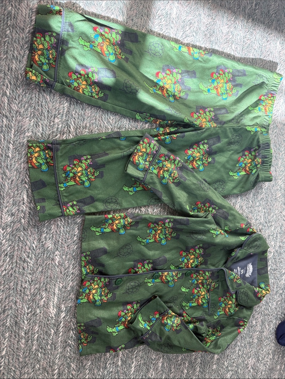 Green Teenage Mutant Ninja Turtles Kids Pajama Set